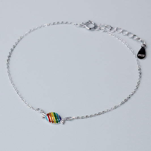 Rainbow Candy Charm Bracelet