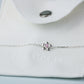 Pink Crystal Flower Bracelet