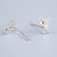 Tiny Spoon and Fork Stud Earrings