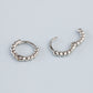Bubble Huggie Hoop Earrings