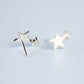 Sparkly Star Stud Earrings