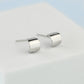 Tiny Curve Stud Earrings