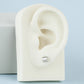 Tiny Curve Stud Earrings