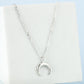 Crescent Moon Pendant Necklace