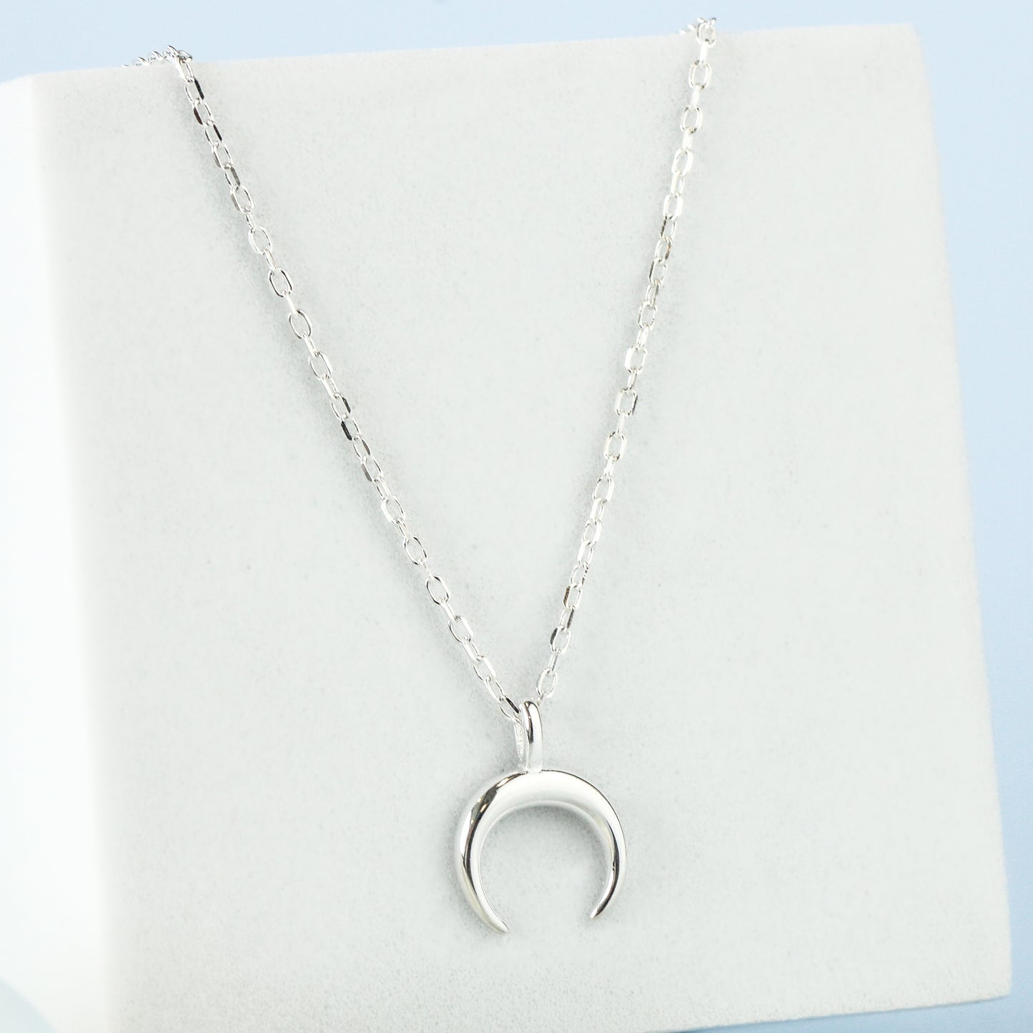 Crescent Moon Pendant Necklace