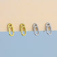 Minimalist Paperclip Stud Earrings