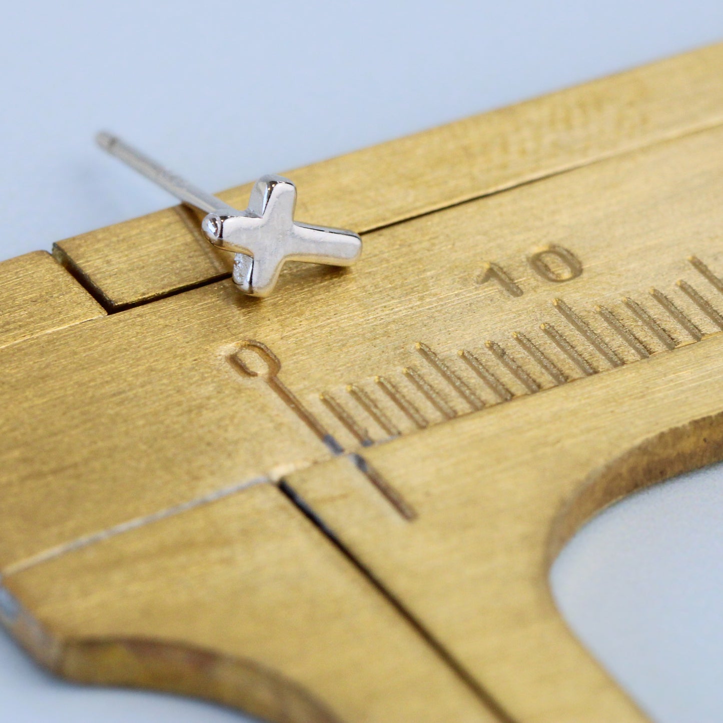 Tiny Geometric Stud Earrings