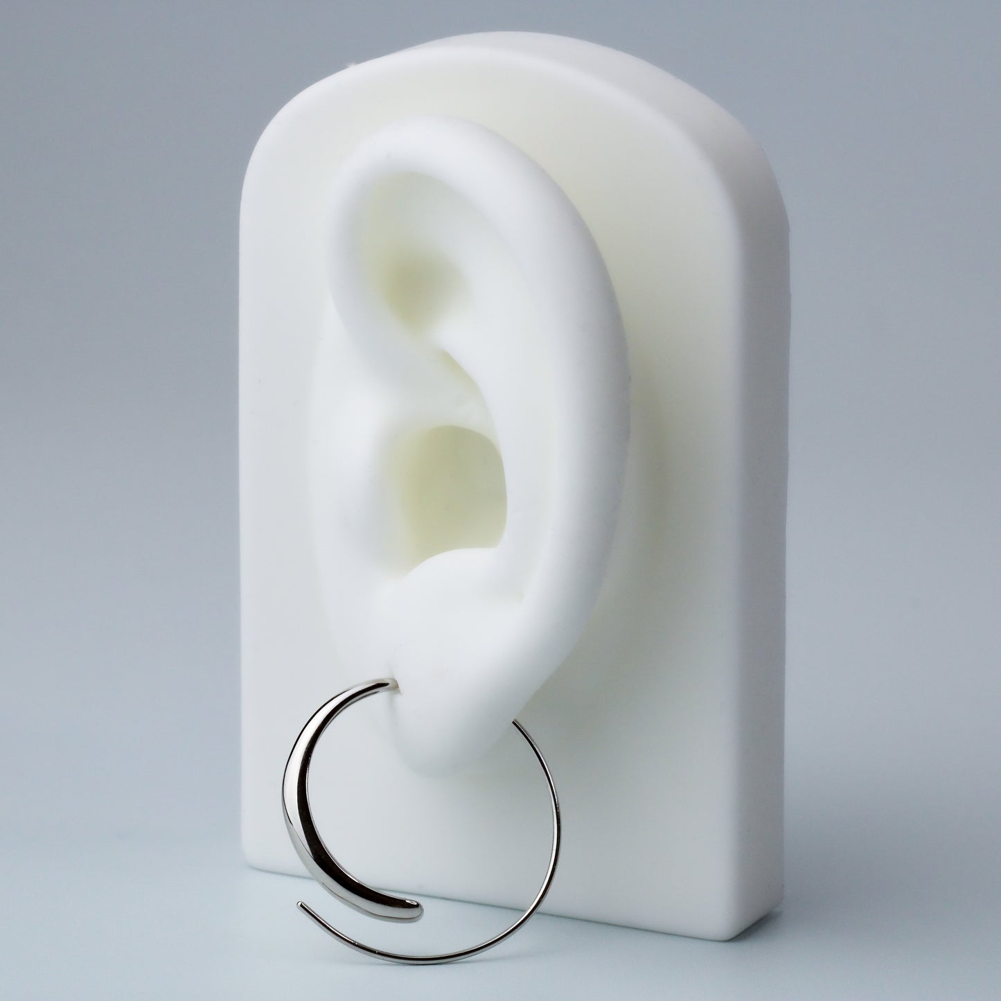 Spiral Open Hoop Earrings