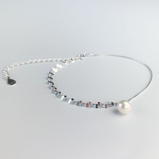 Two Chain Pearl Bracelet