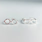 Round or Square Glasses Adjustable Ring