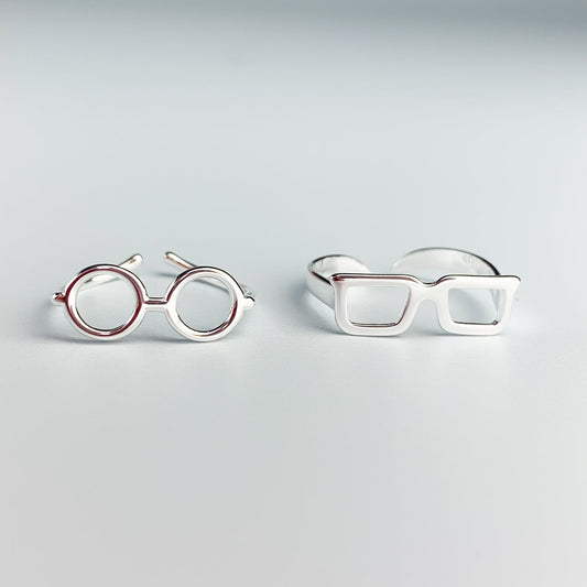 Round or Square Glasses Adjustable Ring