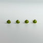 Organic Shaped Green Stud Earrings