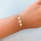 Triple Daisy Chain Bracelet