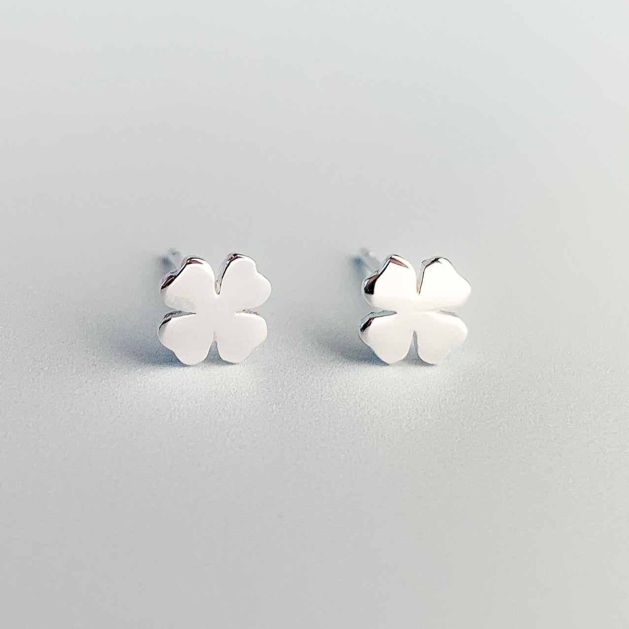 Four Leaf Clover Stud Earrings