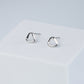 Triangle Twist Stud Earrings