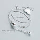 Adjustable Heart Chain Ring