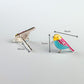 Colourful Bird Stud Earrings
