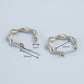 Twisted Hoop Earrings