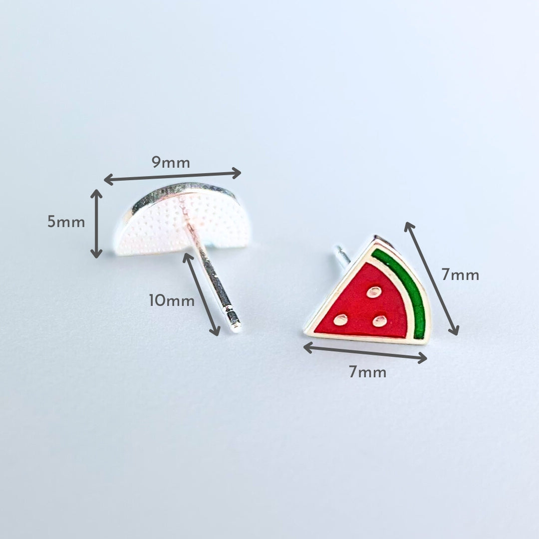 Tiny Watermelon Stud Earrings