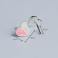Colourful Heart Stud Earrings