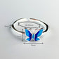 Blue Butterfly Adjustable Ring