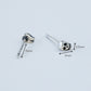 Engraved Skull Stud Earrings