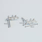 Curved Branch Stud Earrings