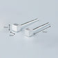 Tiny Cube Stud Earrings