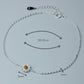Daisy Pendant Anklet