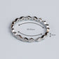 Diamond Shape Band Crystal Ring