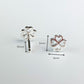 Four Leaf Clover Stud Earrings