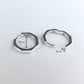 Geometric Huggie Hoop Earrings