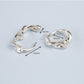 Tiny Twisted Huggie Hoop Earrings