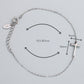 Delicate Silver Cross Bracelet