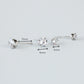 White Crystal Stud Earrings