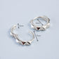 Tiny Pyramid Spike Hook Earrings