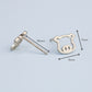 Pig Face Stud Earrings