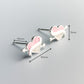 Cupid's Arrow and Heart Stud Earrings
