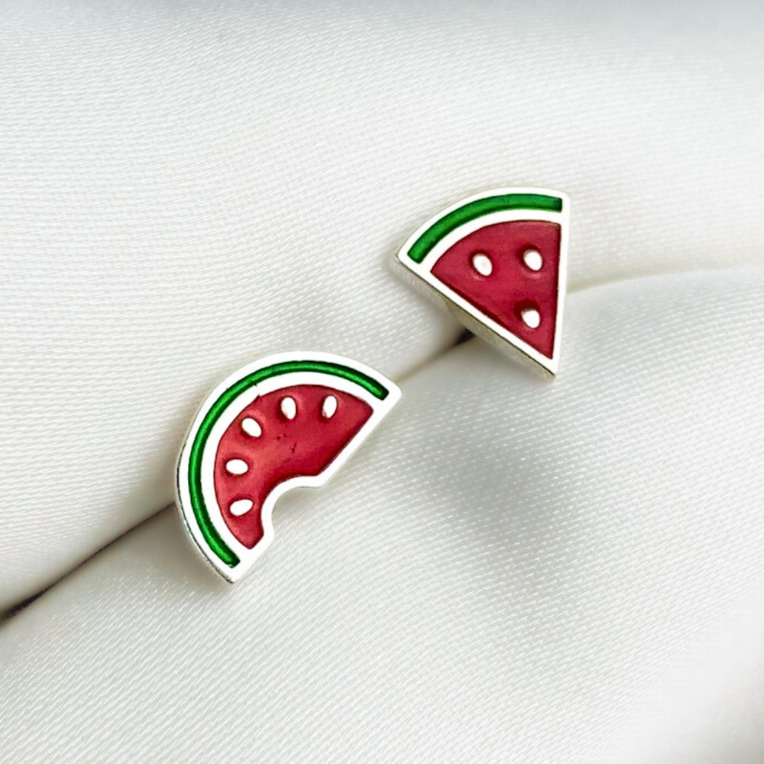 Tiny Watermelon Stud Earrings