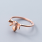 Thin Band Honeybee Ring