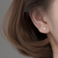 Crystal Star Earrings with Ear Cuff