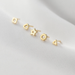 Tiny Geometric Symbol Stud Earrings