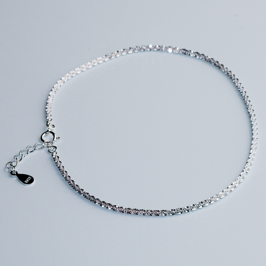 Simple Shiny Chain Anklet