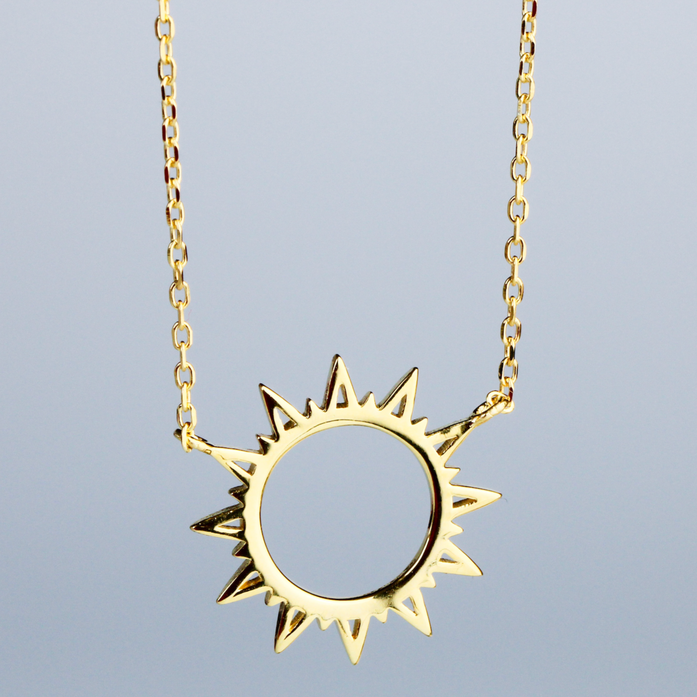 Sun Pendant Necklace