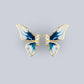 Crystal Detail Butterfly Wing Stud Earrings