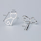 Minimalist Cat Earrings