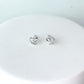 Simple Heart Outline Stud Earrings