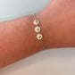Triple Daisy Chain Bracelet