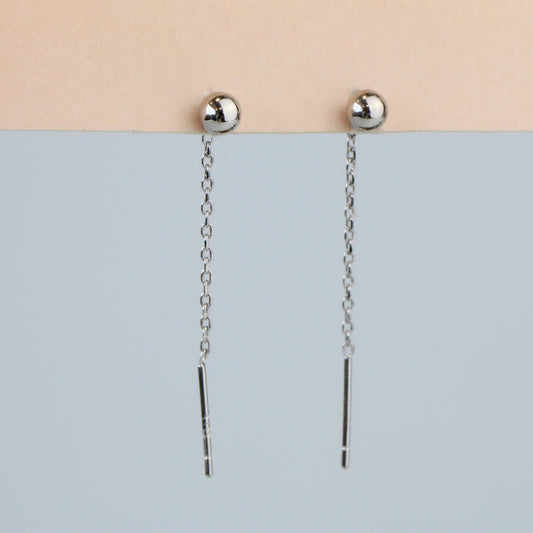 Ball Threader Earrings