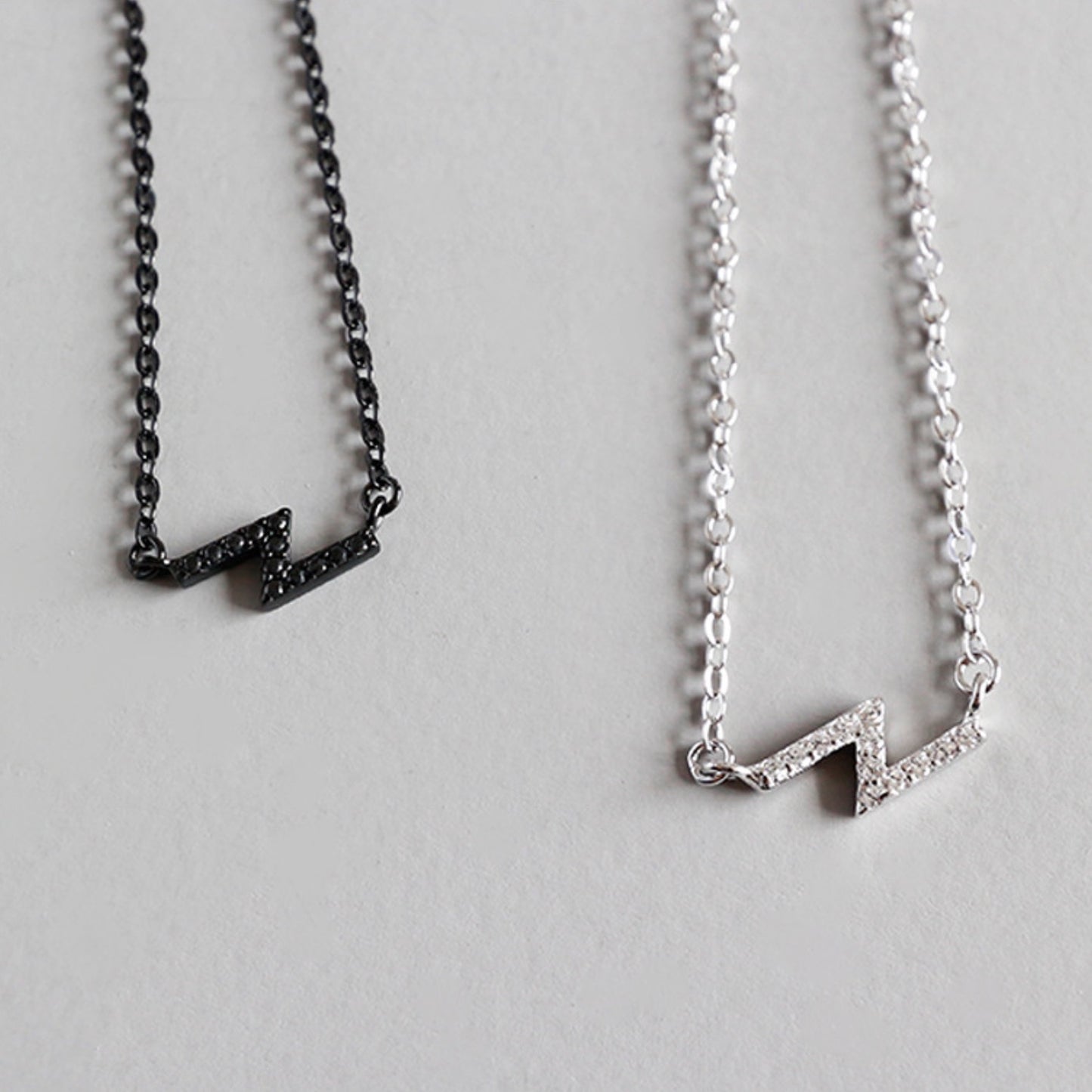 Lightning Bolt Pendant Necklace